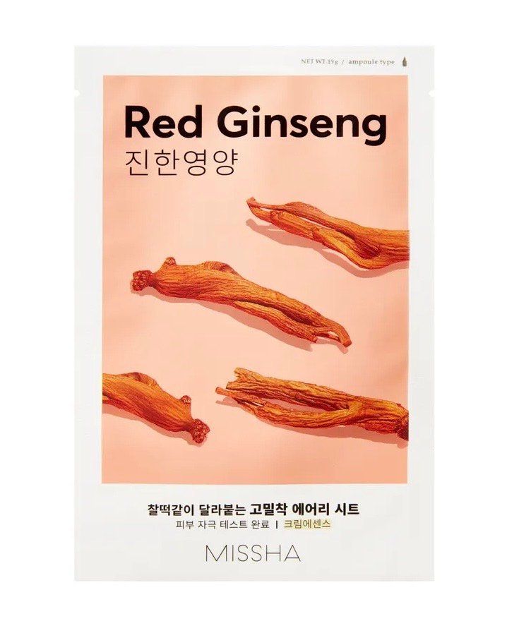 Missha Airy Fit Red Ginseng Sheet Mask 19 gr