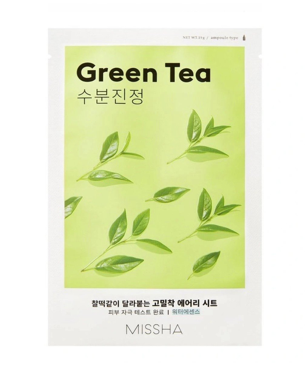 Missha Airy Fit Sheet Mask Green Tea 19g